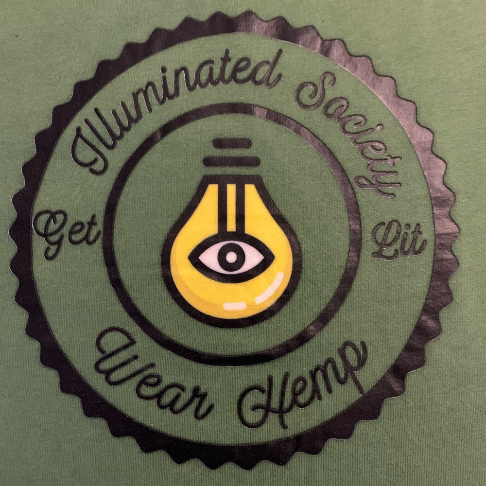 Organic Hemp Tee - “The Plant” green! - Picture 6 of 8